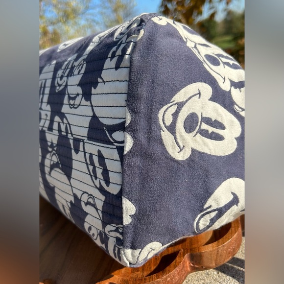 Vintage Dooney & Bourke Mickey Faces Large Domed Satchel Rare GUC - Picture 15 of 17